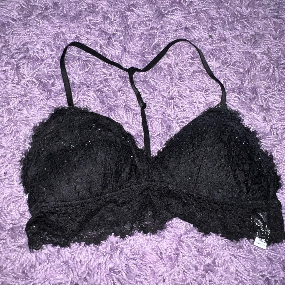 Aerie - Black Lace Bralette - M
